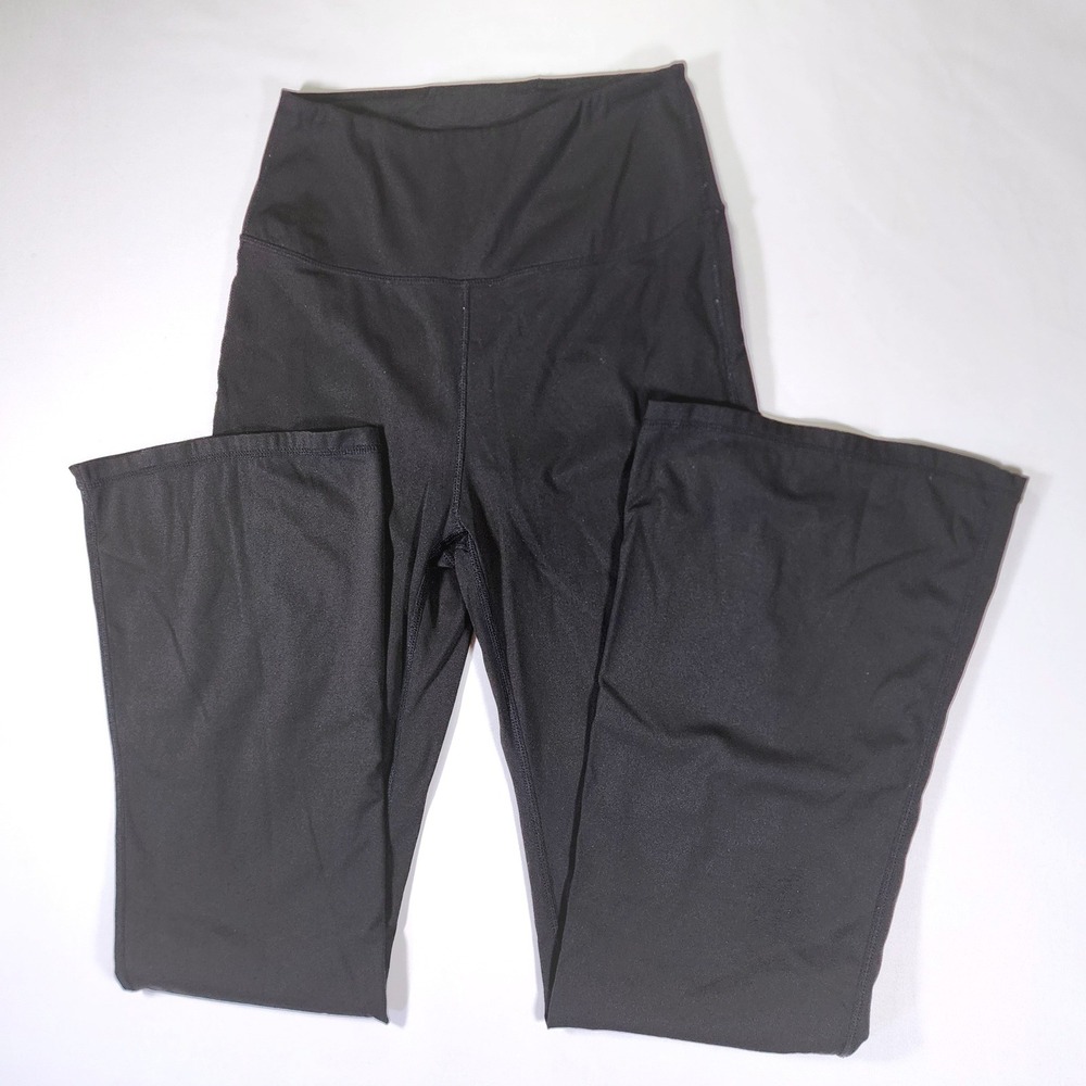 Lululemon Align High-Rise Black Flare Leggings Nulu Medium - 28" EUC Yoga